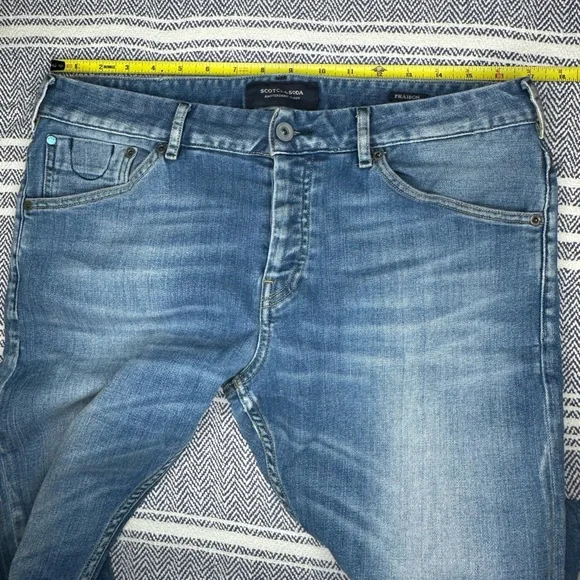 Scotch & Soda Blue Slim Men Jeans - Picture 8 of 8